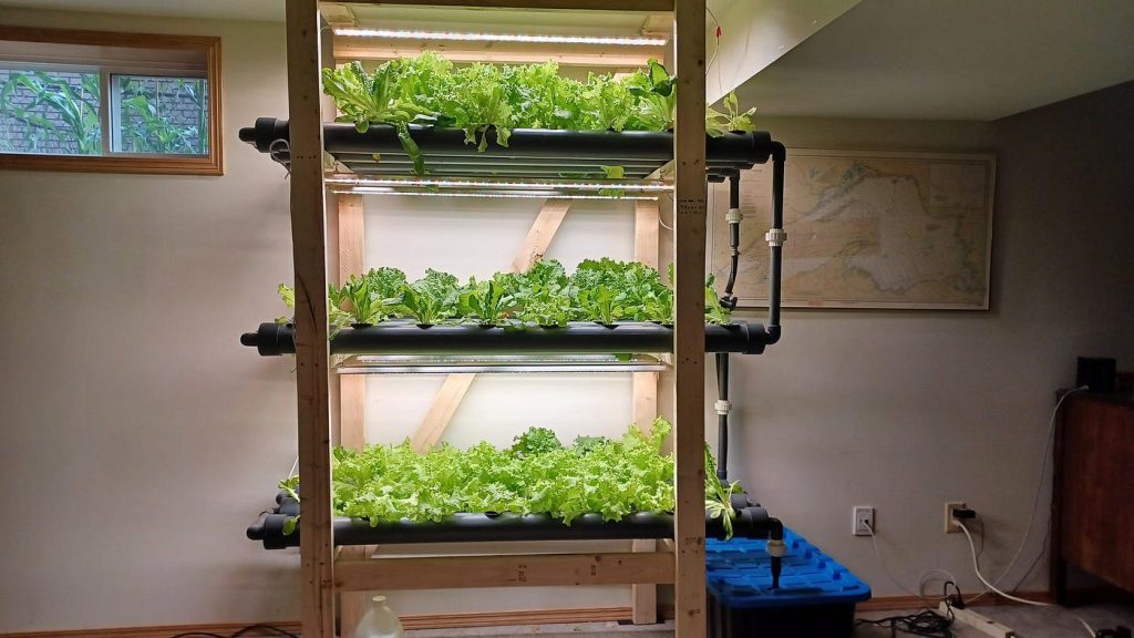 Indoor hydroponics