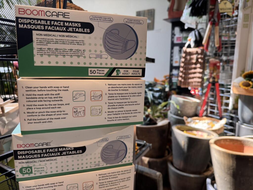 disposable face masks