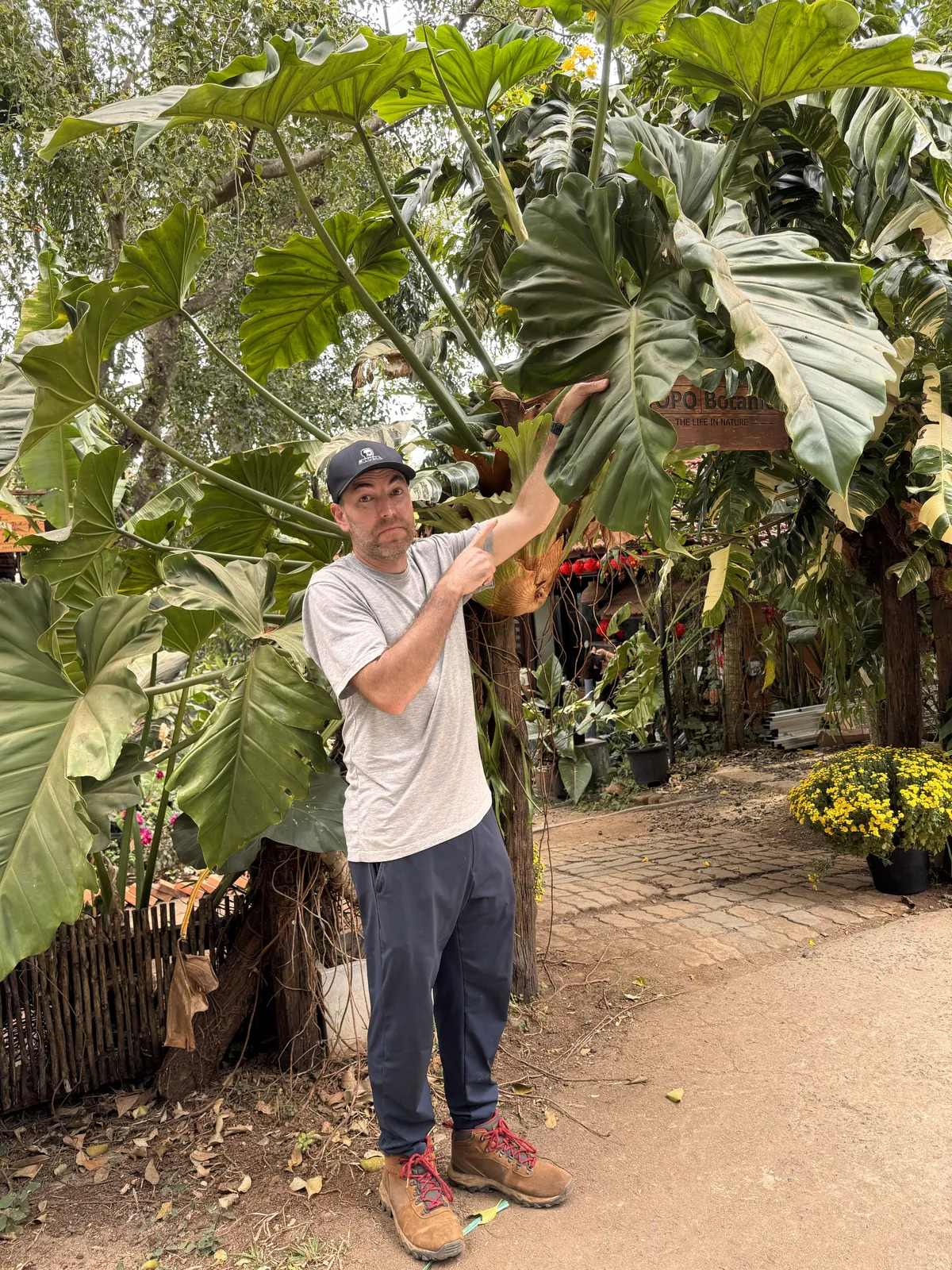 Darrell of DH Garden Centre visiting a plant nursery in Vietnam